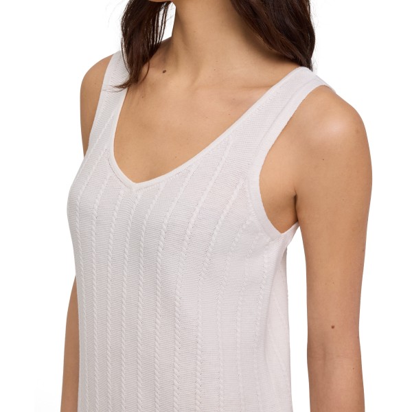 Ženska obleka SEL Linen Blend off-white