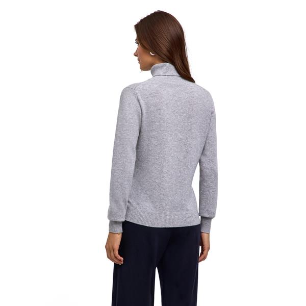 Ženski pulover FALKE Pure Cashmere Pullover lt. heather