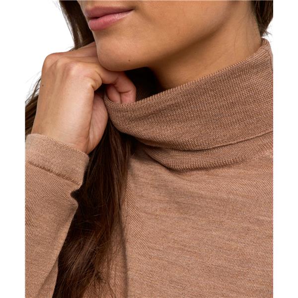 Ženski pulover FAV Merino X-Fine Roll Neck w camel