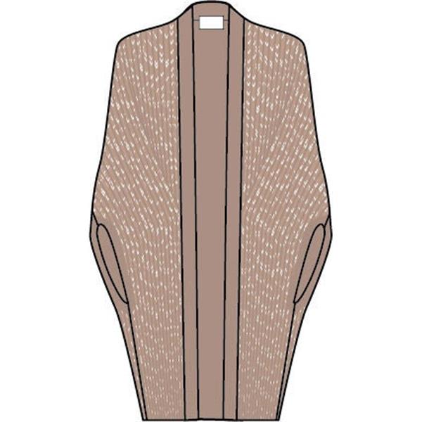 Ženski plašč FALKE Ribbed Lambswool Cape