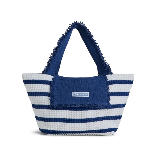 Torba SEL Striped Cotton Shopper w dark blue