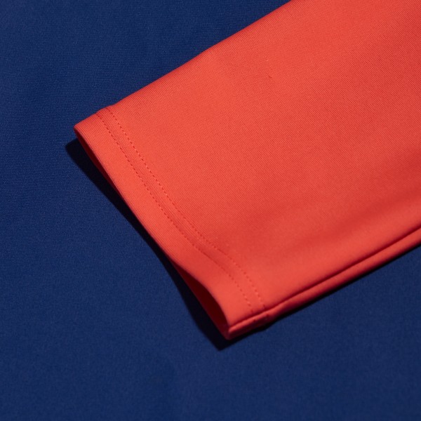 Dječja zaštitna majica LTS ESS HOOD LS RASH TOP BLUE/ORANGE