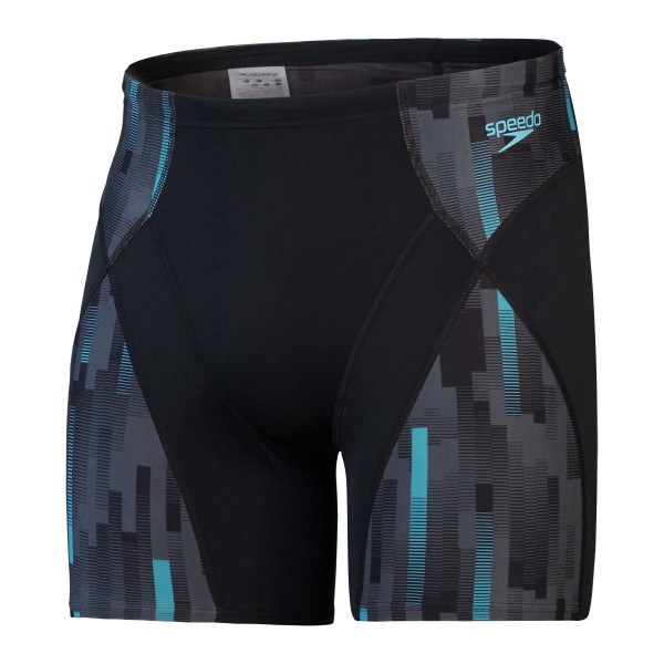 Moške kopalke END+ MAX  COMPRESS MID JAM AM BLACK/BLUE