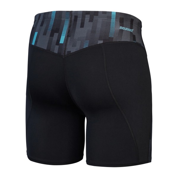 Moške kopalke END+ MAX  COMPRESS MID JAM AM BLACK/BLUE