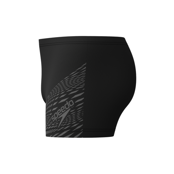 Muške kupaće gaće MEDLEY LOGO AQUASHORT SIVA