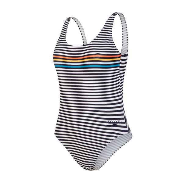 Ženske kupaće kostime DEEP U-BK HI LEG 1PC NAVY/