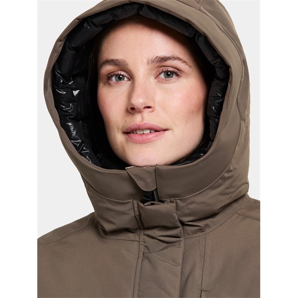 Ženska jakna LEYA WNS PARKA L 4 Mocha Brown