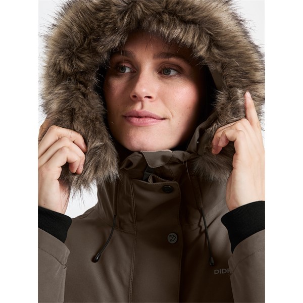 Ženska jakna ERIKA WNS PARKA 3 Brown
