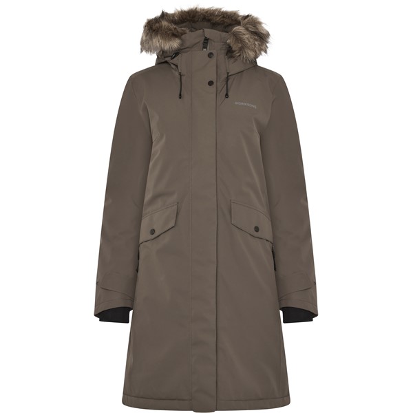 Ženska jakna ERIKA WNS PARKA 3 Brown