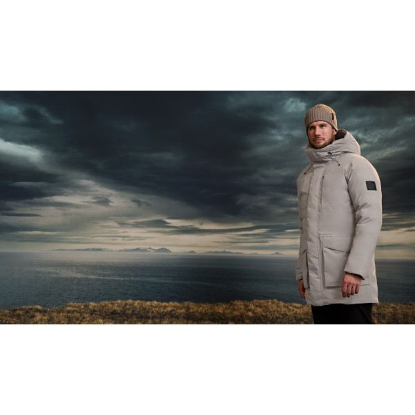 Muška jakna AKILLES USX PARKA 2 Ash brown