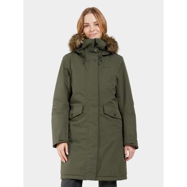 Ženska jakna ERIKA WNS PARKA 3 Deep Green