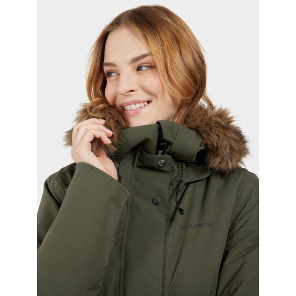 Ženska jakna ERIKA WNS PARKA 3 Deep Green