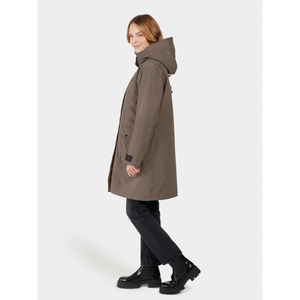 Ženska jakna ILSA WNS PARKA Mocha Brown
