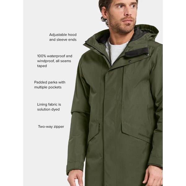 Moška jakna  KENNY USX PARKA 8 Deep Green