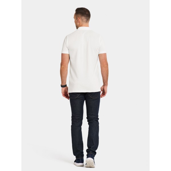 Muška majica VILLE USX PIKE 3 Snježno bijela