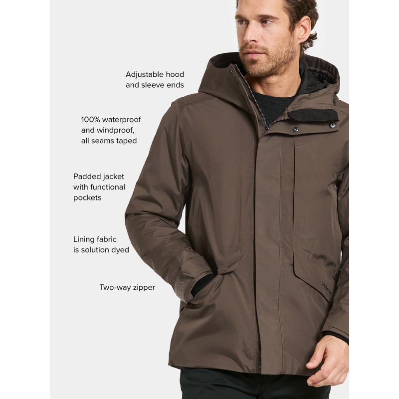 Moška jakna ADAM USX JKT 2 Mocha brown