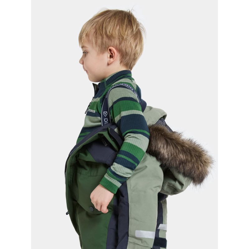 Otroški kombinezon BJÄRVEN KDS COVER 4 Light Moss