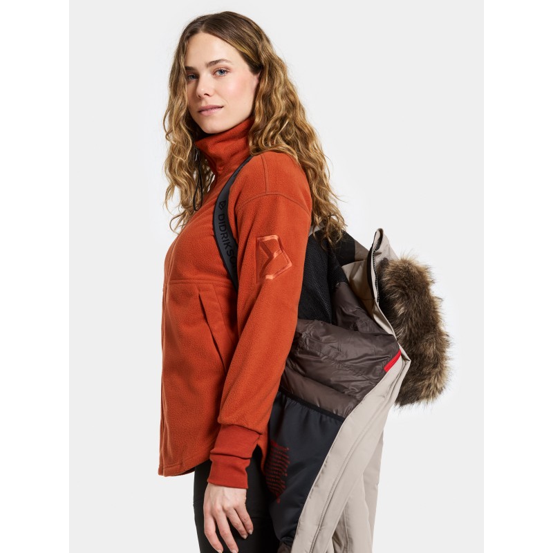 Ženska jakna CERES WNS PARKA 2 Ash Brown