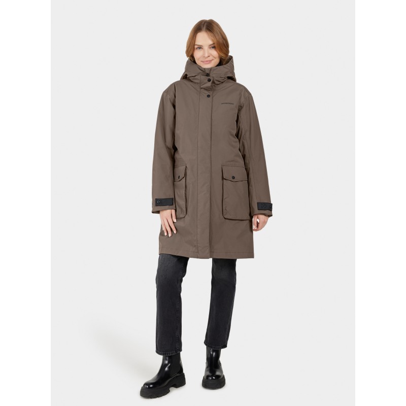 Ženska jakna ILSA WNS PARKA Mocha Brown