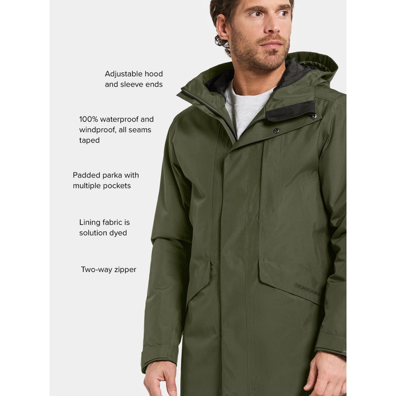Moška jakna  KENNY USX PARKA 8 Deep Green