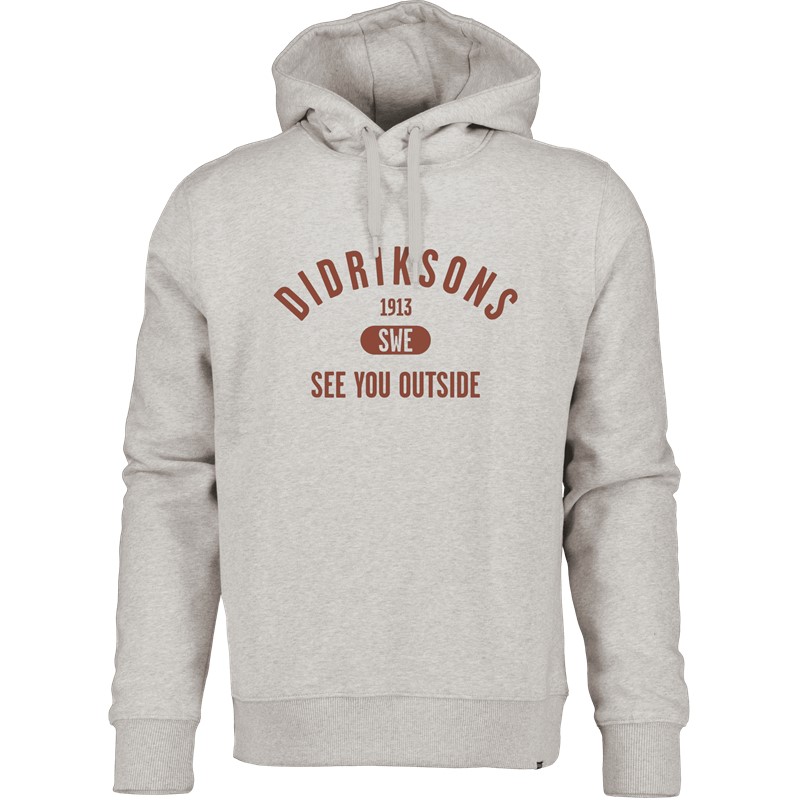 Moški pulover VEN USX HOODIE COLLE Aluminum melange