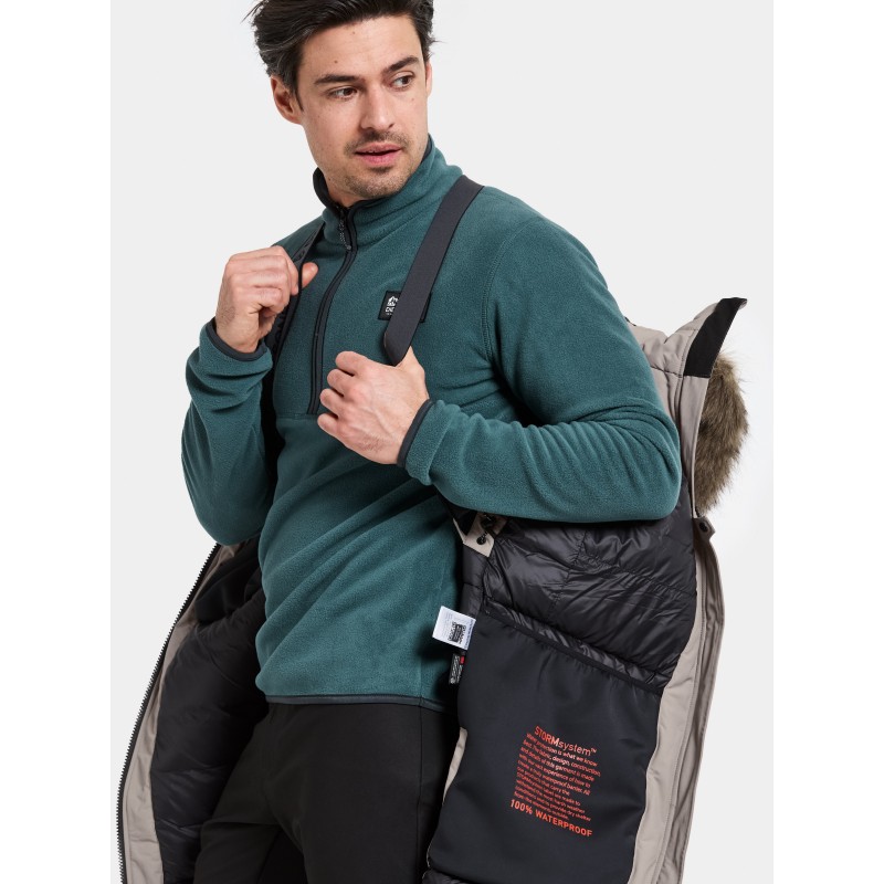 Muška jakna ZEUS USX PARKA 2 Ash Brown